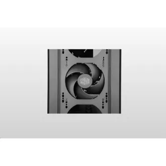 Ohišje Cooler Master Silencio S600 TG, ATX, prozorna stranica, 2x 120mm ventilator, črno