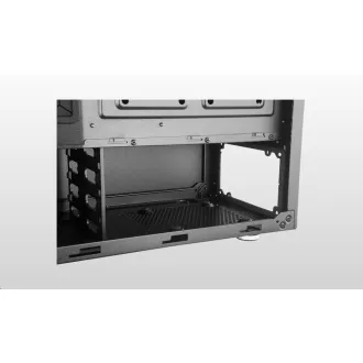 Ohišje Cooler Master Silencio S600 TG, ATX, prozorna stranica, 2x 120mm ventilator, črno