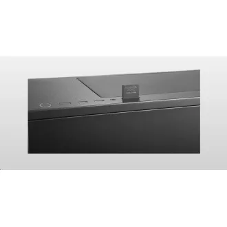 Ohišje Cooler Master Silencio S600 TG, ATX, prozorna stranica, 2x 120mm ventilator, črno