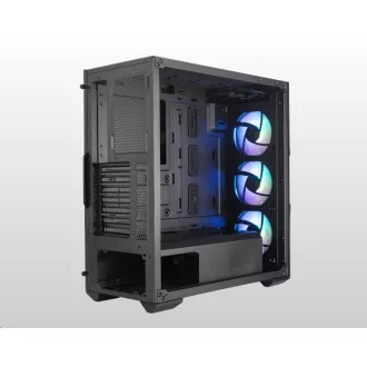 Ohišje Cooler Master MasterBox TD500 Mesh, E-ATX, prozorne stranice, 3x 120mm ARGB ventilator, črno