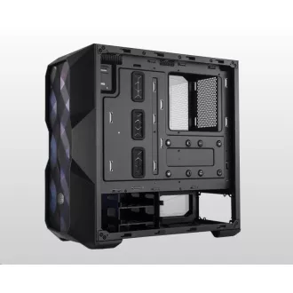 Ohišje Cooler Master MasterBox TD500 Mesh, E-ATX, prozorne stranice, 3x 120mm ARGB ventilator, črno