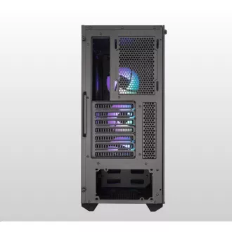 Ohišje Cooler Master MasterBox TD500 Mesh, E-ATX, prozorne stranice, 3x 120mm ARGB ventilator, črno