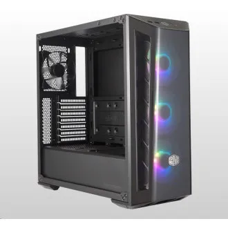 Ohišje Cooler Master MasterBox MB520 ARGB, E-ATX, prozorne stranice, 3x 120mm ARGB ventilator, 1x 120mm ventilator, črno Ohišje Cooler Master MasterBox MB520 ARGB, E-ATX, prozorne stranice, 3x 120mm ARGB ventilator, 1x 120mm ventilator, črno