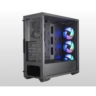 Ohišje Cooler Master MasterBox MB520 ARGB, E-ATX, prozorne stranice, 3x 120mm ARGB ventilator, 1x 120mm ventilator, črno Ohišje Cooler Master MasterBox MB520 ARGB, E-ATX, prozorne stranice, 3x 120mm ARGB ventilator, 1x 120mm ventilator, črno