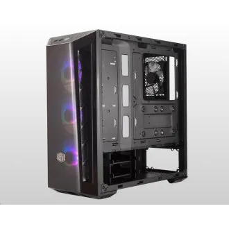 Ohišje Cooler Master MasterBox MB520 ARGB, E-ATX, prozorne stranice, 3x 120mm ARGB ventilator, 1x 120mm ventilator, črno Ohišje Cooler Master MasterBox MB520 ARGB, E-ATX, prozorne stranice, 3x 120mm ARGB ventilator, 1x 120mm ventilator, črno
