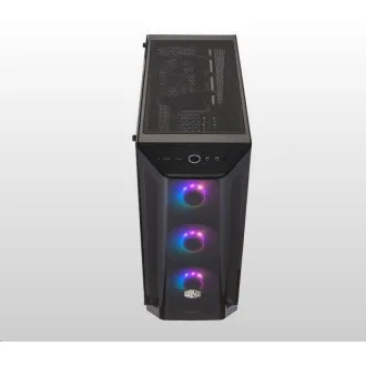 Ohišje Cooler Master MasterBox MB520 ARGB, E-ATX, prozorne stranice, 3x 120mm ARGB ventilator, 1x 120mm ventilator, črno Ohišje Cooler Master MasterBox MB520 ARGB, E-ATX, prozorne stranice, 3x 120mm ARGB ventilator, 1x 120mm ventilator, črno