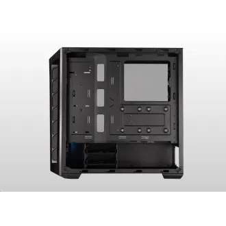 Ohišje Cooler Master MasterBox MB520 ARGB, E-ATX, prozorne stranice, 3x 120mm ARGB ventilator, 1x 120mm ventilator, črno Ohišje Cooler Master MasterBox MB520 ARGB, E-ATX, prozorne stranice, 3x 120mm ARGB ventilator, 1x 120mm ventilator, črno