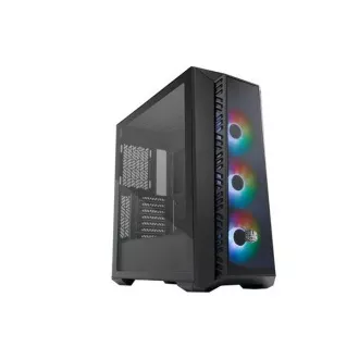 Ohišje Cooler Master MasterBox 520 Mesh, ATX, prozorna stranica, 3x 120mm ARGB ventilator, ARGB Hub, črno