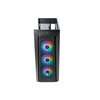 Ohišje Cooler Master MasterBox 520 Mesh, ATX, prozorna stranica, 3x 120mm ARGB ventilator, ARGB Hub, črno