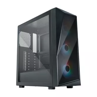 Ohišje Cooler Master CMP 520, ATX, prozorna stranica, 3x 120mm ARGB ventilator, črno