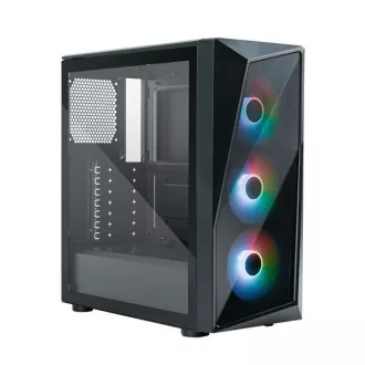 Ohišje Cooler Master CMP 520, ATX, prozorna stranica, 3x 120mm ARGB ventilator, črno