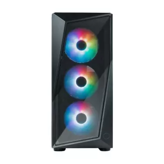 Ohišje Cooler Master CMP 520, ATX, prozorna stranica, 3x 120mm ARGB ventilator, črno