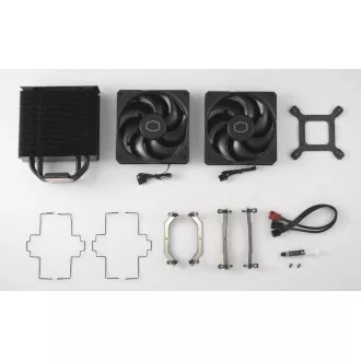 Cooler Master hladilnik Hyper 212 Black X Duo, 120mm, LGA1851, AM5, črna Cooler Master hladilnik Hyper 212 Black X Duo, 120mm, LGA1851, AM5, črna