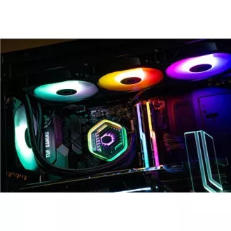 Cooler Master vodni hladilnik MasterLiquid 360 Atmos ARGB, 3x120mm, LGA1851, AM5, črna