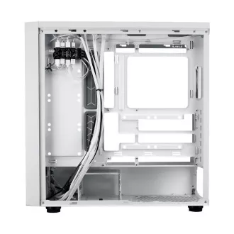 Cooler Master ohišje MasterBox 600, ATX, prozorna stranska plošča, 3x 140mm ARGB ventilator, 1x 120mm ARGB ventilator, ARGB vozlišče, belo