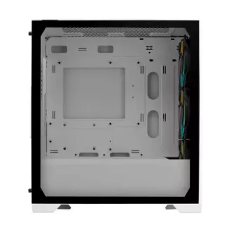 Ohišje Cooler Master Elite 301, mATX, prozorna stranska plošča, 3x 120mm ARGB ventilator, belo