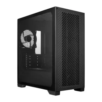 Ohišje Cooler Master Elite 301 Lite, mATX, prozorna stranska plošča, 1x 120mm ventilator, črno