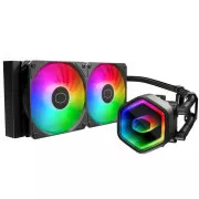 Cooler Master vodni hladilnik MasterLiquid 240 Core II, 2x120mm, LGA1851, AM5, črna
