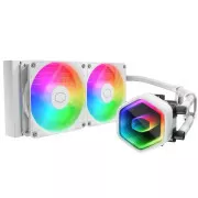 Cooler Master vodni hladilnik MasterLiquid 240 Core II, 2x240mm, LGA1851, AM5, bela