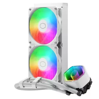 Cooler Master vodni hladilnik MasterLiquid 240 Core II, 2x240mm, LGA1851, AM5, bela