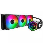 Cooler Master vodni hladilnik MasterLiquid 360 Core II, 3x120mm, LGA1851, AM5, črna