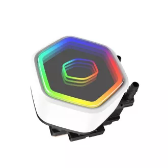 Cooler Master vodni hladilnik MasterLiquid 360 Core II, 3x120mm, LGA1851, AM5, bela