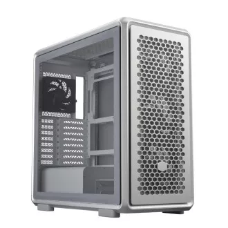 Ohišje Cooler Master MasterFrame 600, prozorna stranska plošča, ATX, 3x 140mm ARGB ventilator, 1x 120mm ARGB ventilator, ARGB Hub, srebrna