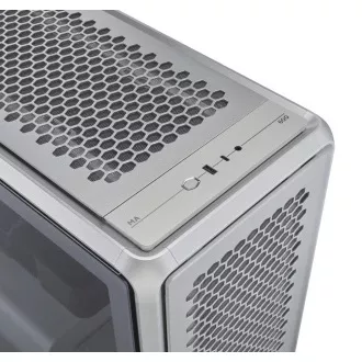 Ohišje Cooler Master MasterFrame 600, prozorna stranska plošča, ATX, 3x 140mm ARGB ventilator, 1x 120mm ARGB ventilator, ARGB Hub, srebrna