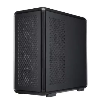Cooler Master ohišje MasterFrame 600 Black, prozorna stranska plošča, ATX, 3x 140mm ventilator, 1x 120mm ventilator, črno