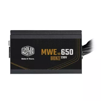 Cooler Master MWE Bronze 650W V3, 120mm, 80  Bronze
