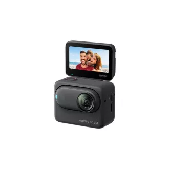 Insta360 GO 3S - miniaturna magnetna akcijska kamera 128 GB, črna