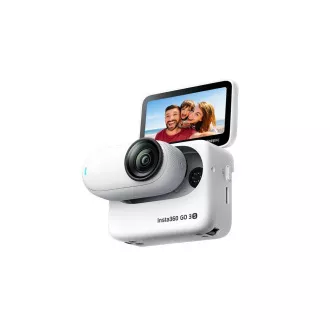 Insta360 GO 3S - miniaturna magnetna akcijska kamera 128 GB, bela