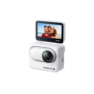 Insta360 GO 3S - miniaturna magnetna akcijska kamera 128 GB, bela