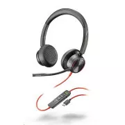 Slušalke Poly Blackwire 8225, adapter USB-C/A, stereo