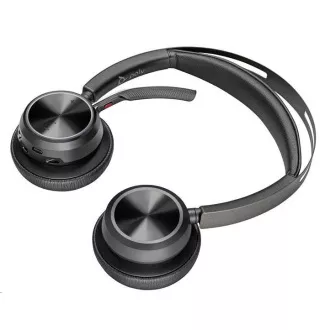 Brezžične slušalke Poly Voyager Focus 2, adapter USB-A/C, stereo, stojalo za polnjenje