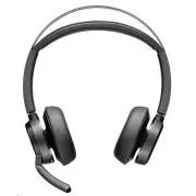 Poly Voyager Focus 2 MS Teams s stojalom za polnjenje, adapterjem USB-A/C, stereo