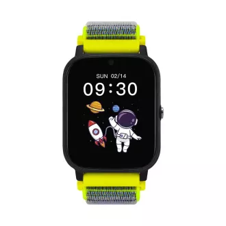 Garett Pametna ura Kids Tech 4G Zelena velcro