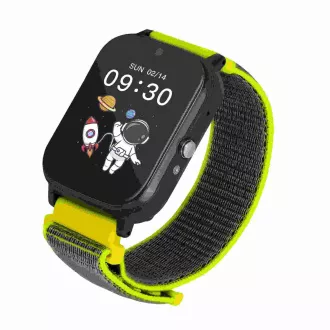 Garett Pametna ura Kids Tech 4G Zelena velcro