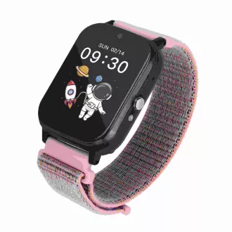 Garett pametna ura Kids Tech 4G Pink velcro