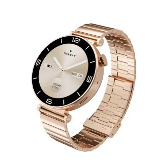 Pametna ura Garett ROSE gold, masivno jeklo