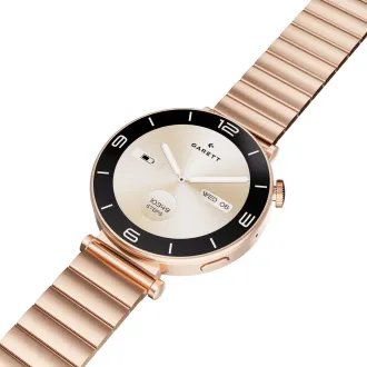 Pametna ura Garett ROSE gold, masivno jeklo