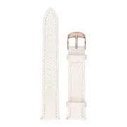 Garett univerzalni pas 18 mm, bel z zlatim usnjem