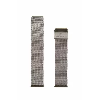 Univerzalni trak Garett 18 mm, srebrna kovina, tip Mesh