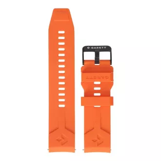 Garett univerzalni trak 22 mm, oranžni silikon