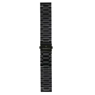 Garett univerzalni trak 22 mm, črna kovina, Solid type