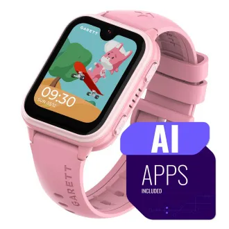 Garett Pametna ura za otroke Vibe AI 4G Pink