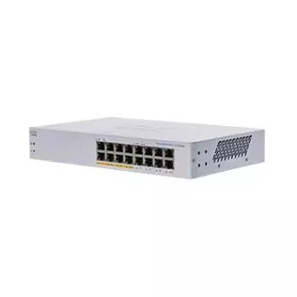 Cisco stikalo CBS110-16PP (16xGbE, 8xPoE , 64W, brez ventilatorja) - REFRESH