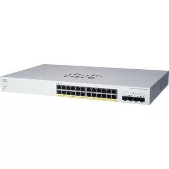 Cisco stikalo CBS220-24FP-4X (24xGbE, 4xSFP , 24xPoE , 382W) - REFRESH
