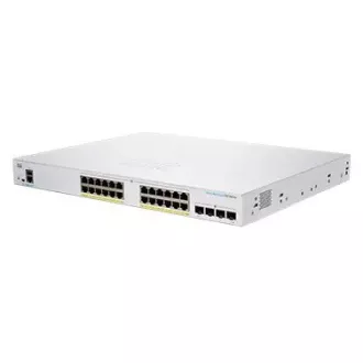 Cisco stikalo CBS250-24FP-4G (24xGbE, 4xSFP, 24xPoE , 370W) - REFRESH