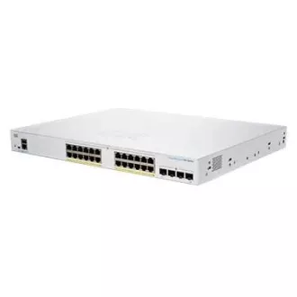 Cisco stikalo CBS250-24FP-4X (24xGbE, 4xSFP , 24xPoE , 370W) - REFRESH